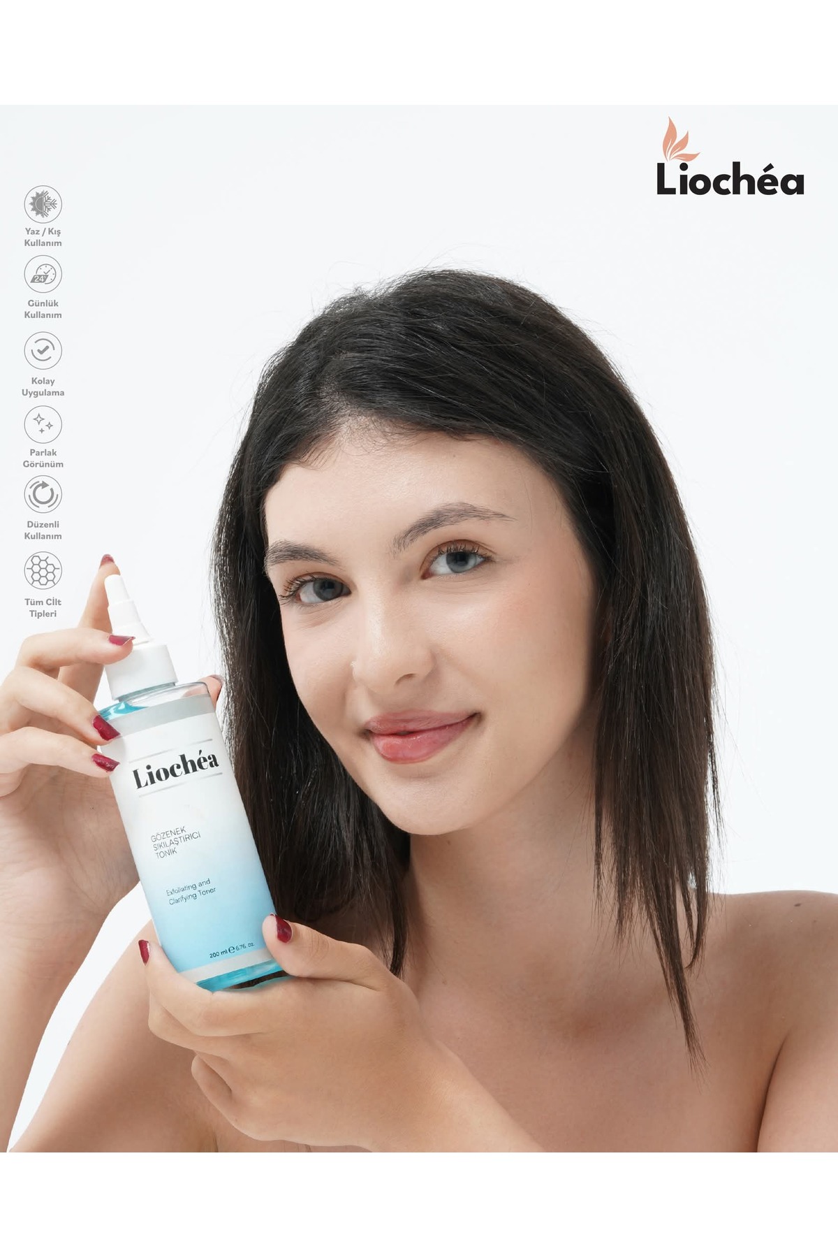 Canlandırıcı ve Gözenek Sıkılaştırıcı Glikolik Asit Tonik 200 ml Tüm Ciltler İçin — TNK295537 — تصویر 4 از 8