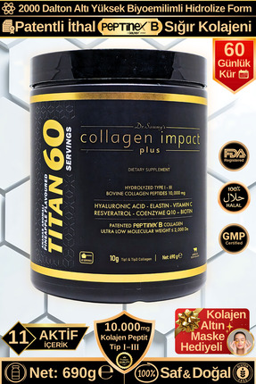 Dr.Sammy's Toz Kolajen Peptit 10.000 Mg Tip 1-3 Hidrolize Sığır Kolajeni | Ti...