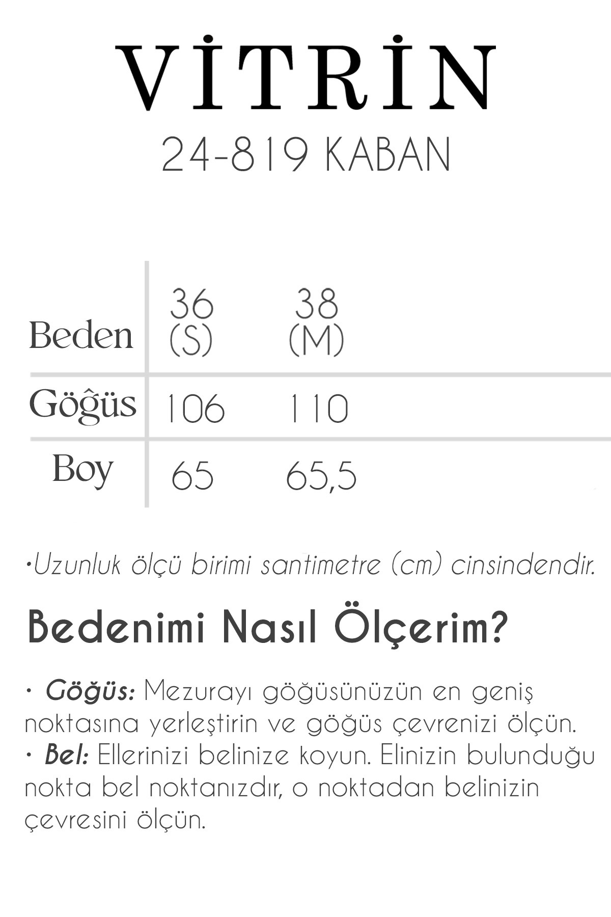 Vitrin  Düğmeli Kısa Kaşe Kaban - Görsel 5