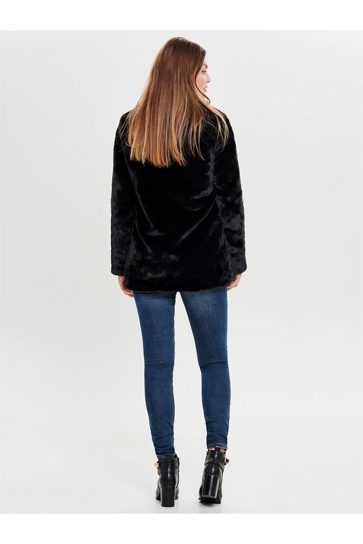 ONLY Onlvida Faux Fur Kadın Mont 15164600 görsel 4
