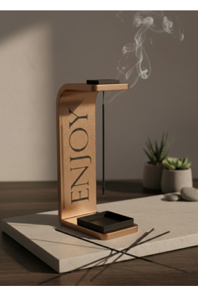 3D Minimalist Dikey Tütsülük – Modern Dekoratif Tütsü Standı - 1 Paket 20'li ...