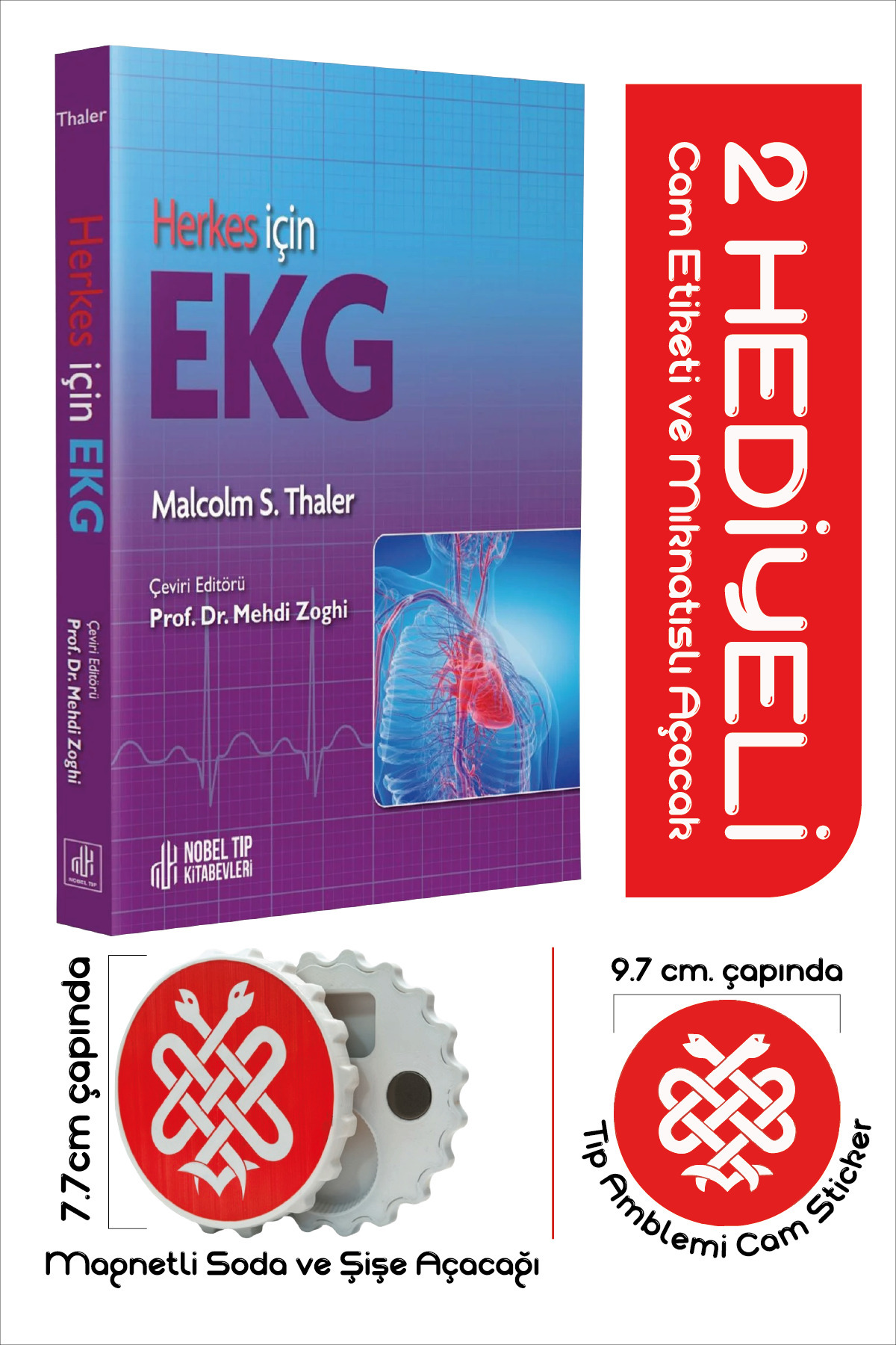 Nobel Tıp Kitabevi Herkes İçin EKG Yorumu Hızlı Elektrokardiyogram