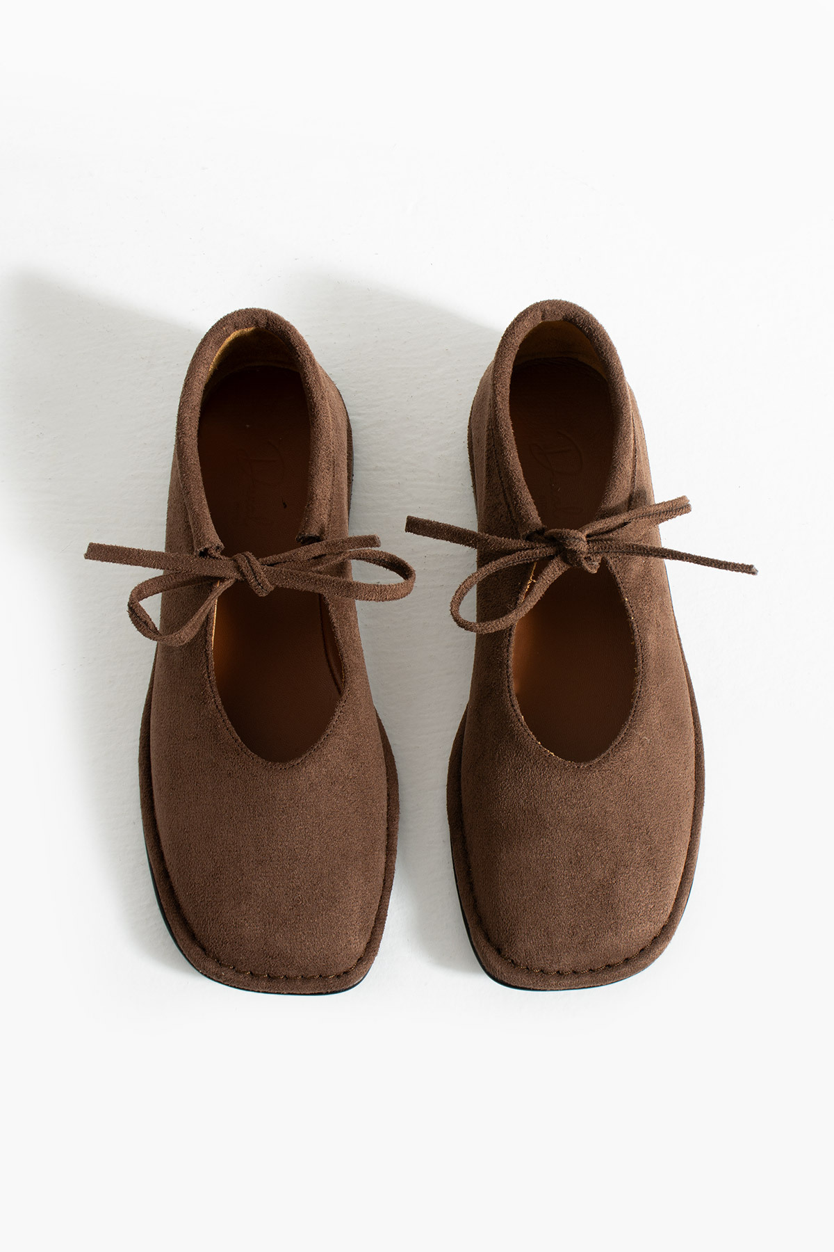 DUXAL SHOES  Brendon Düğüm Detaylı Konfor Hakiki Deri İçi Bağcıklı Kadın Babet Ayakkabı - Görsel 4