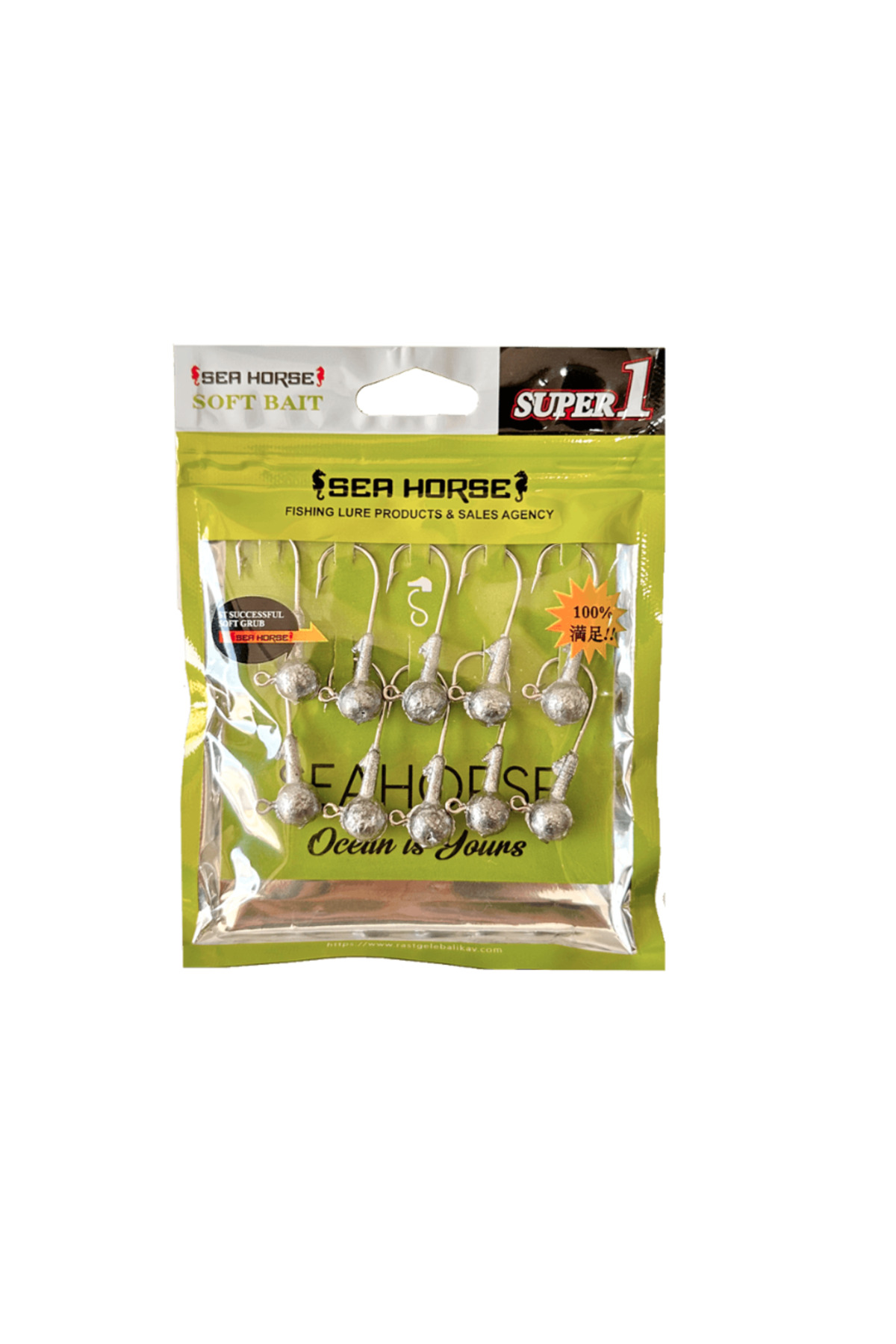 Sea-three7 30枚セット SEA HORSE Jighead 3 gr 10'lu Paket - Fiyatı, Yorumları