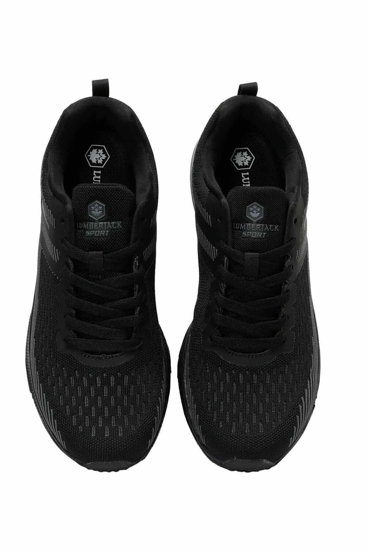 Siyah Erkek Spor Ayakkabı - Hafif Örgü Saya Sneaker — مشکی RS-LMBR-1 — تصویر 5 از 7