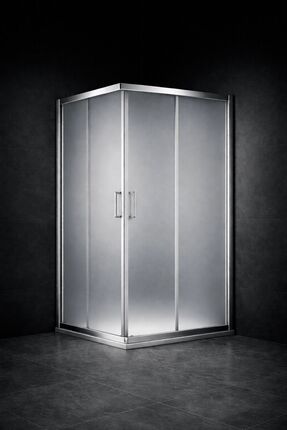 DOCCİA BELLA BANYO Duşakbin (parlak) alüminyum H:190 5 mm temperli buzlu cam