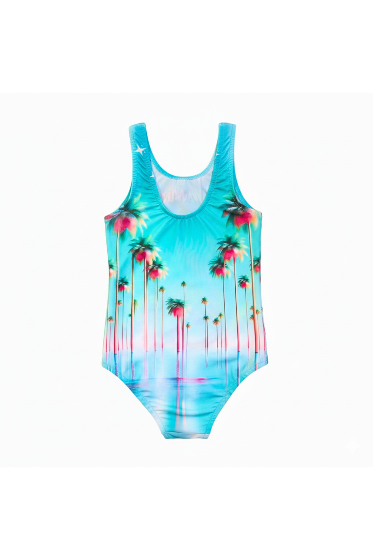 FırsatYeri Kız Çocuk Mayo Gözlüklü Filamingo Desenli Rahat Hızlı Kuruyan Mayo Deniz Havuz Plaj Mayosu fotoğrafı 4 (önizleme)