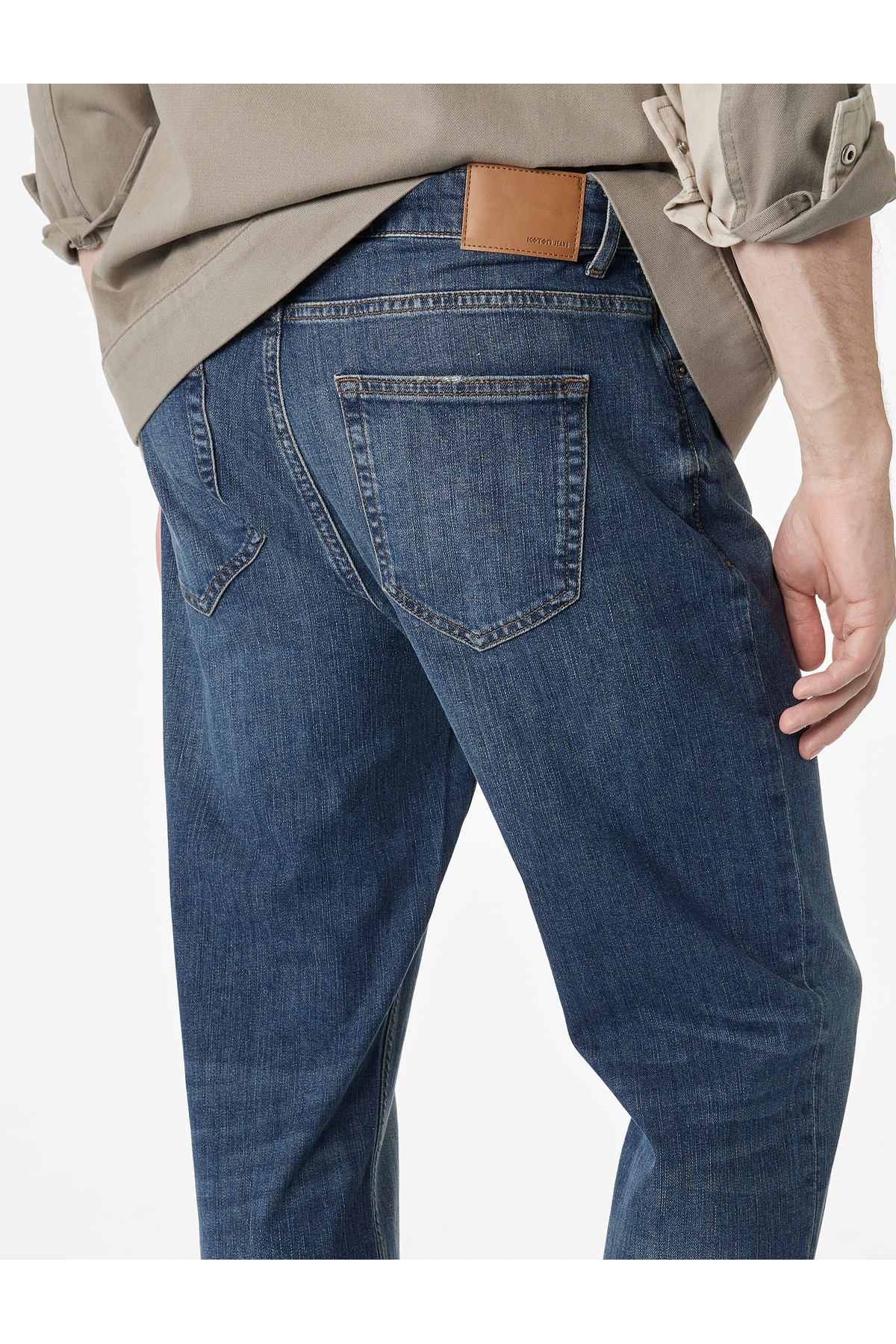 Koton Normal Bel Regular Fit Tapered Jean Pantolon - Joe Jean görsel 3