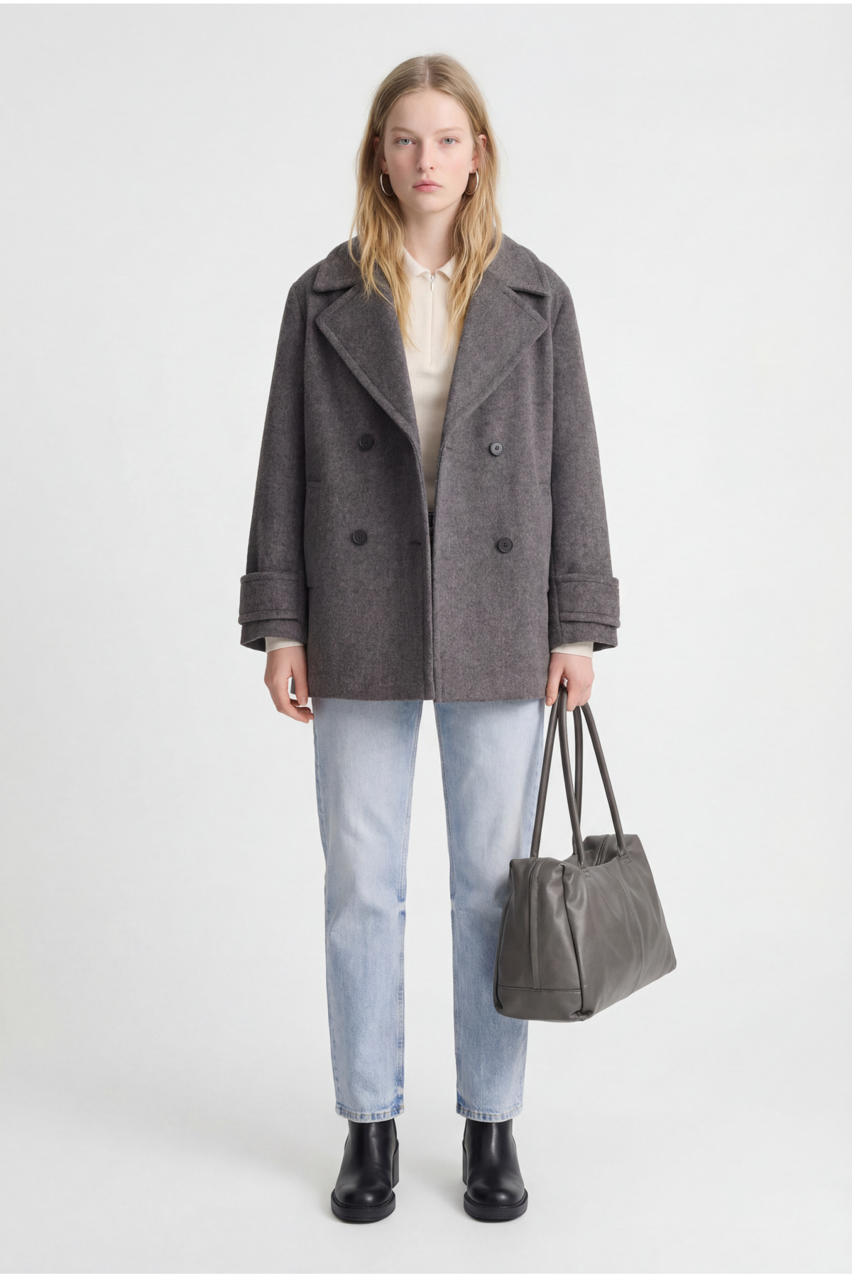 PAULMARK  Kadın Kısa Kaban