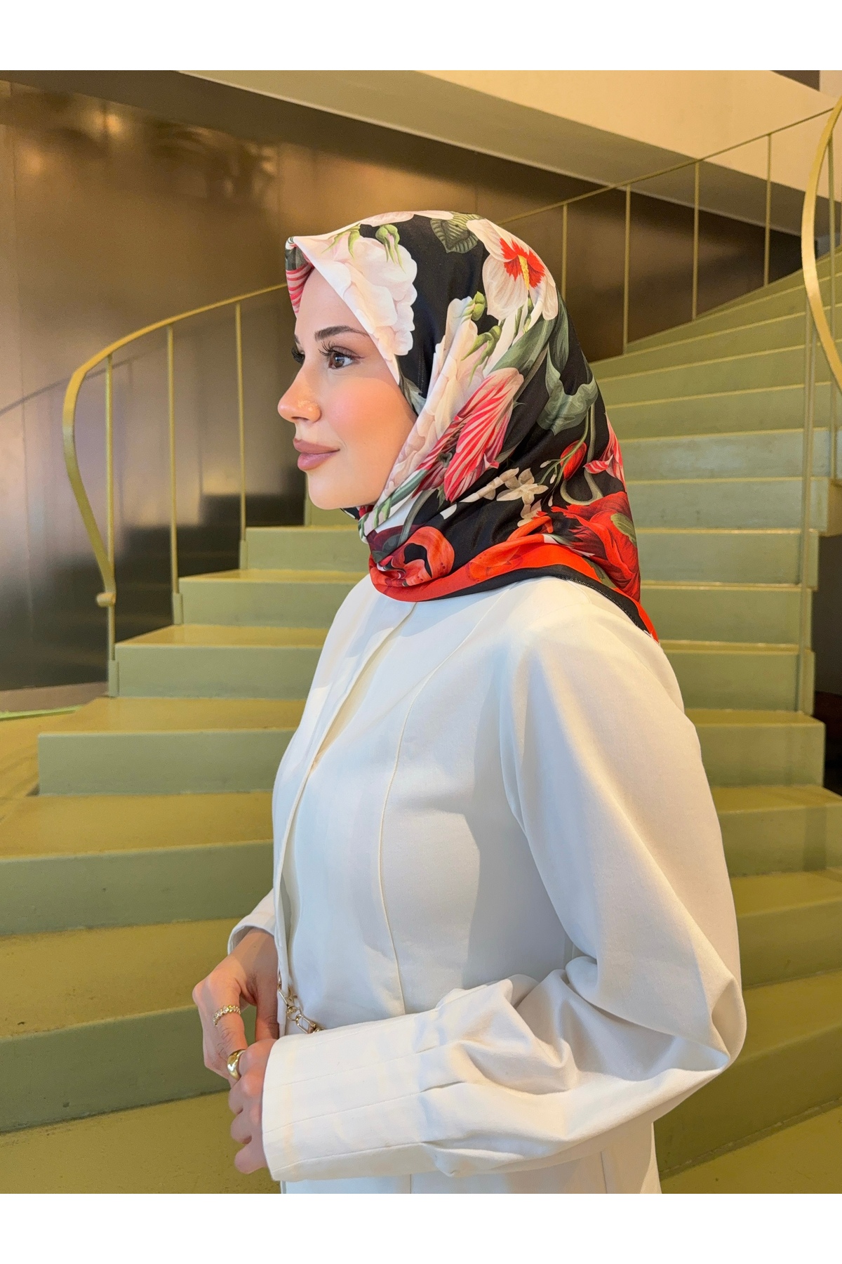 Cotton Soft Patterned Scarf Women Scarf