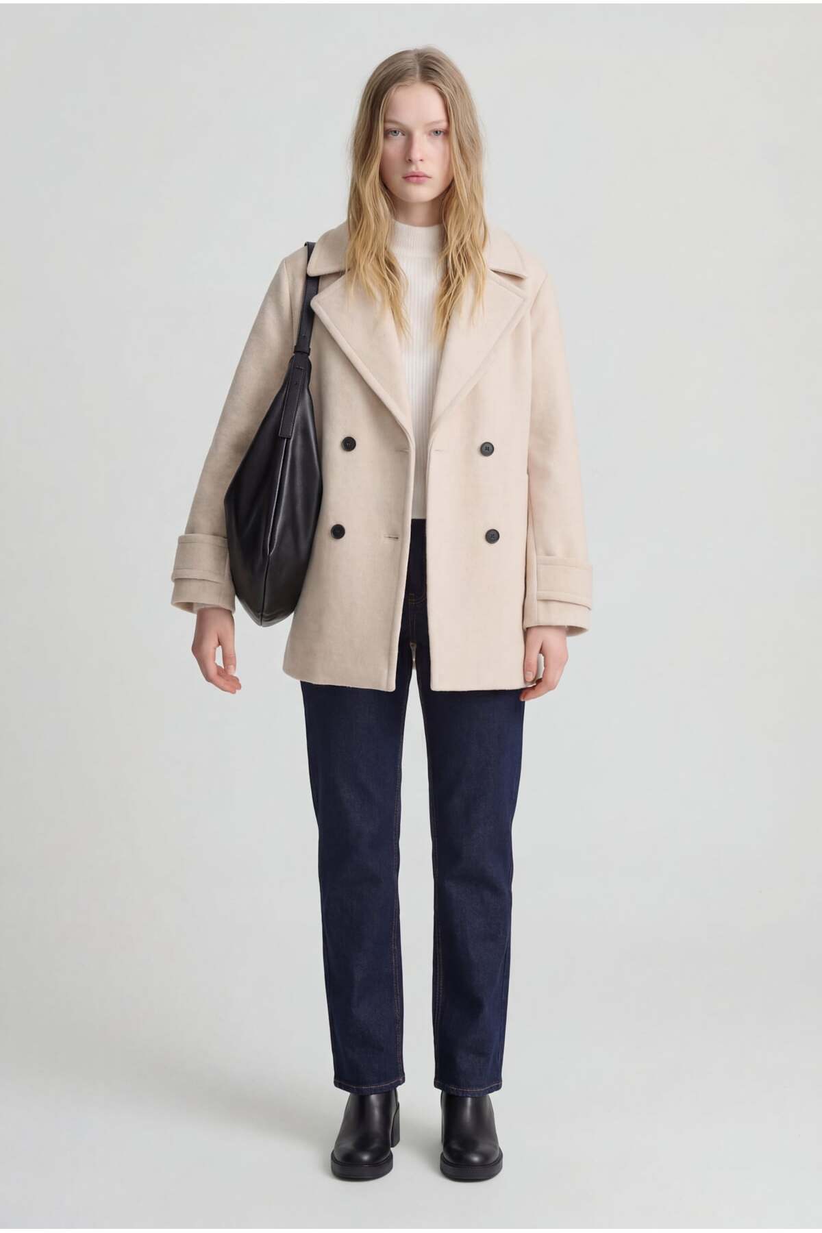 PAULMARK  Kadın Kısa Kaban - Görsel 6