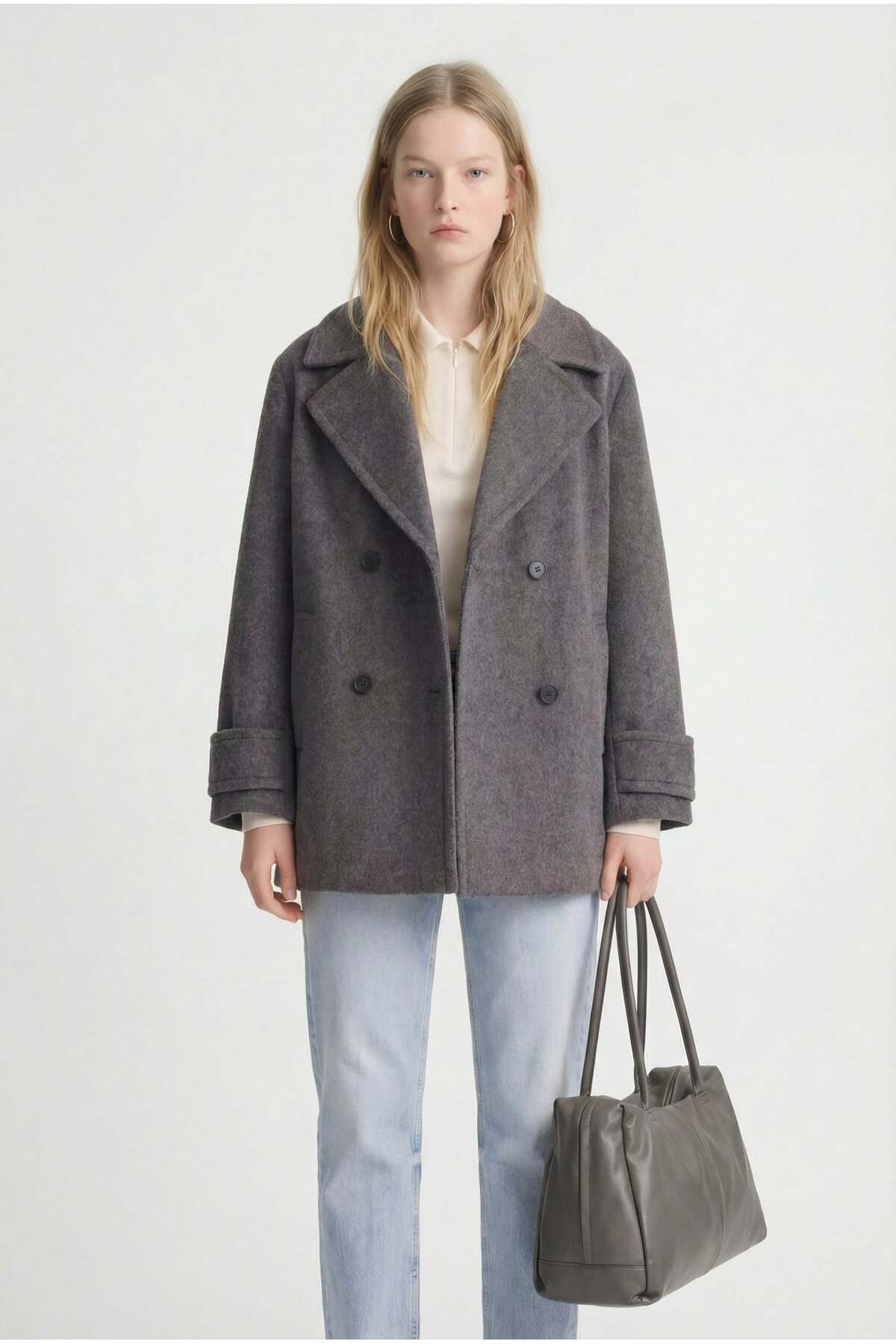 PAULMARK  Kadın Kısa Kaban - Görsel 6