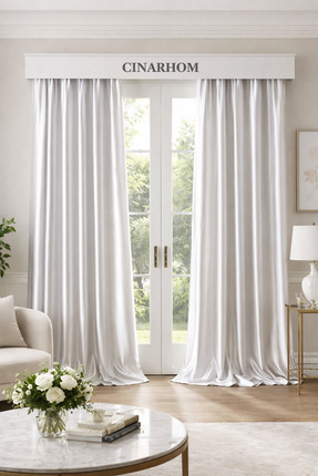 CINARHOM BEYAZ SATEN GÜNEŞLİK 3METRE