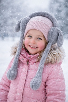 BUĞLEM Soğuktan Koruyucu Peluş Oynar Kulaklık