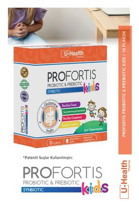 U-Health Pharma Profortis Probiyotik ve Prebiyotik Simbiyotik Çocuk / 10 Flakon