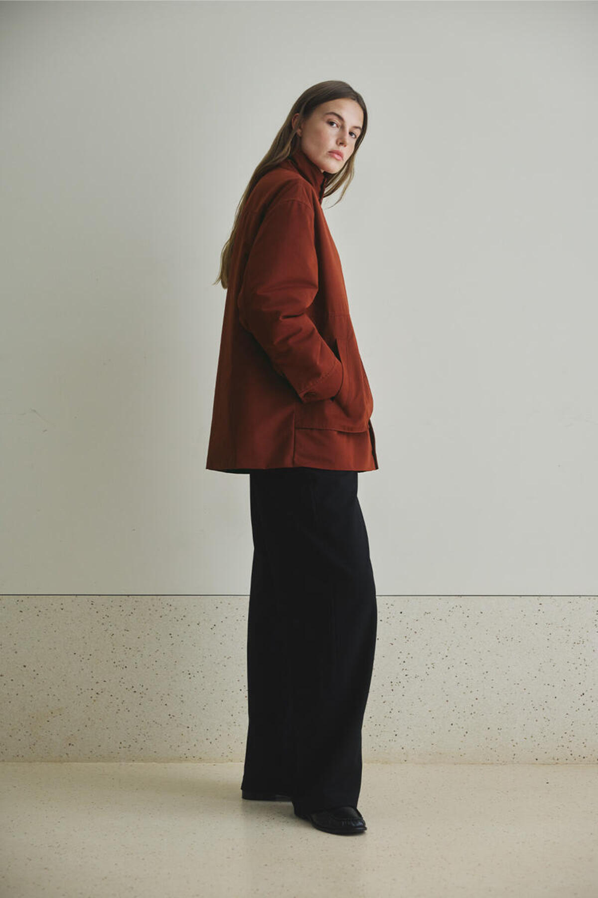 BE BLUE  SICAK KIRMIZI KÖRÜK CEPLİ MONT - Görsel 5