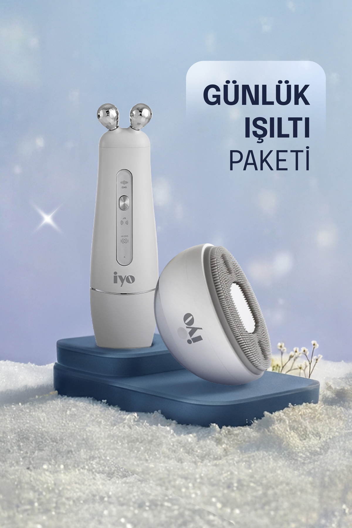 İYO Fakir Günlük Işıltı Paketi - Trio RF Facial Care+Ultrasonic