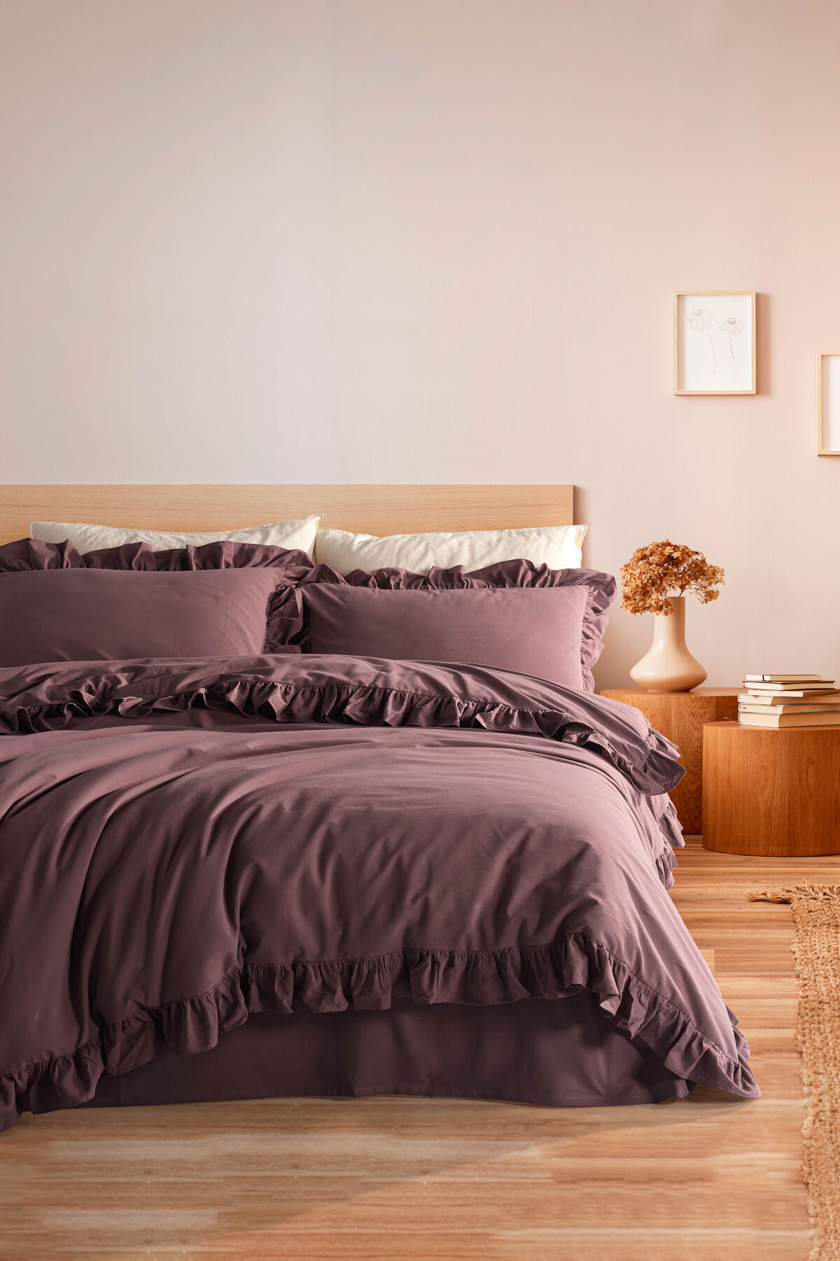 Soft Cotton Boreas 100% Cotton Double Duvet Cover Set F1