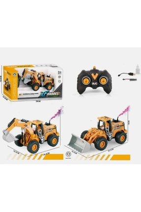 lorashop Uzaktan Kumandalı İş Makinesi Oyuncak Kepçe Şarjlı Işıklı