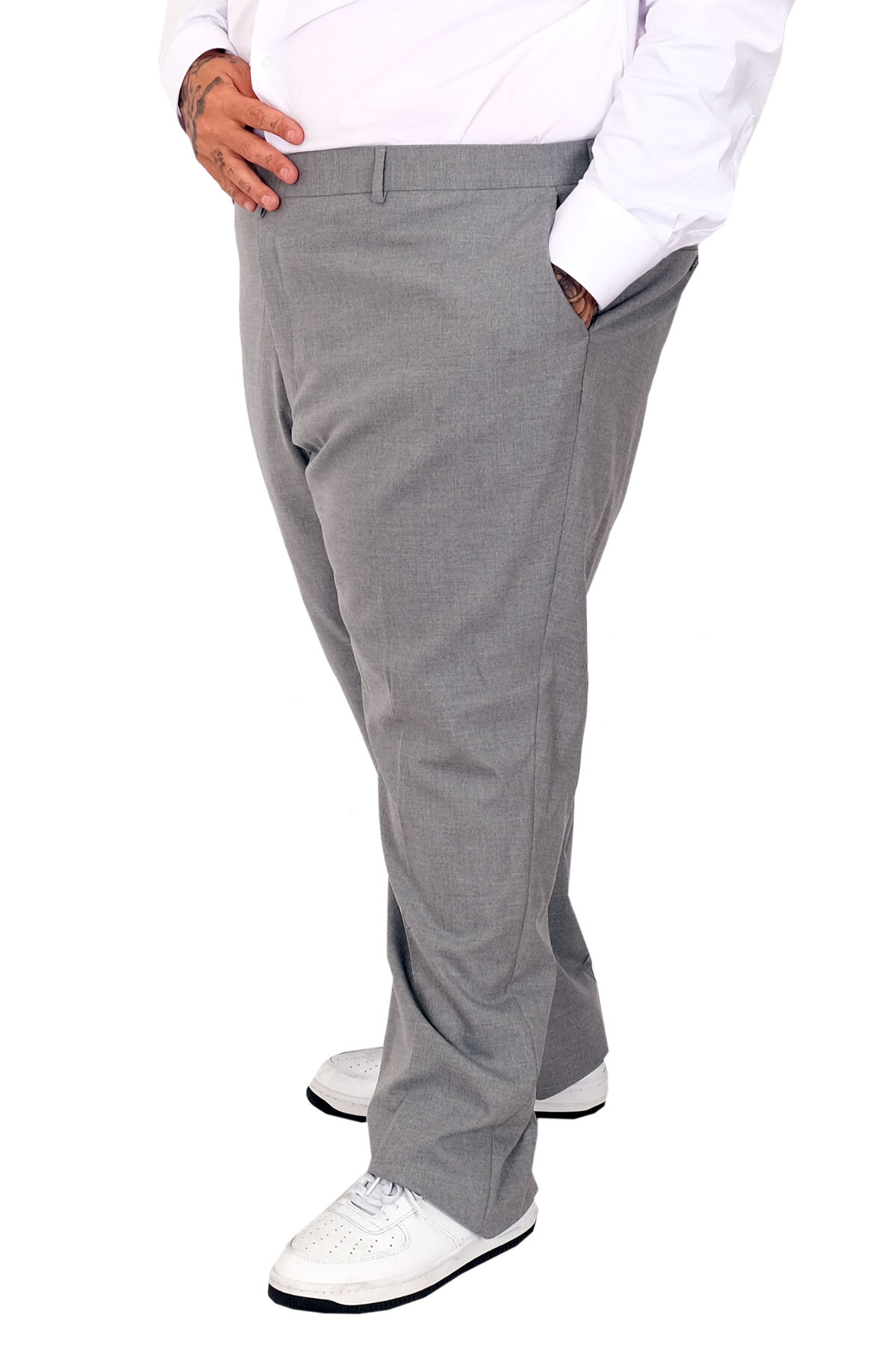 ModeXL Mode XL Erkek Buyuk Beden Pantolon Kumas Superıor 21024 görsel 2
