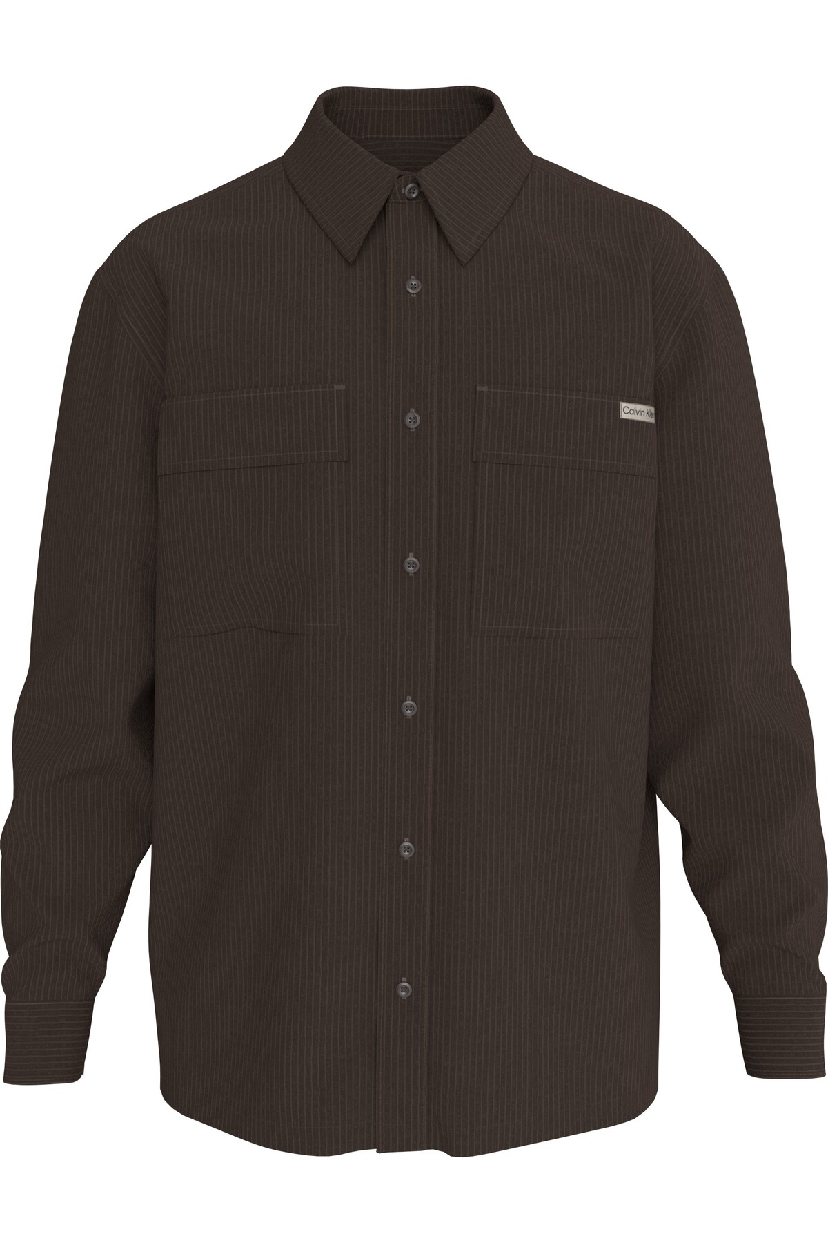 کلوین کلاین پیراهن راحتی جیب‌دار مخمل کبریتی LS