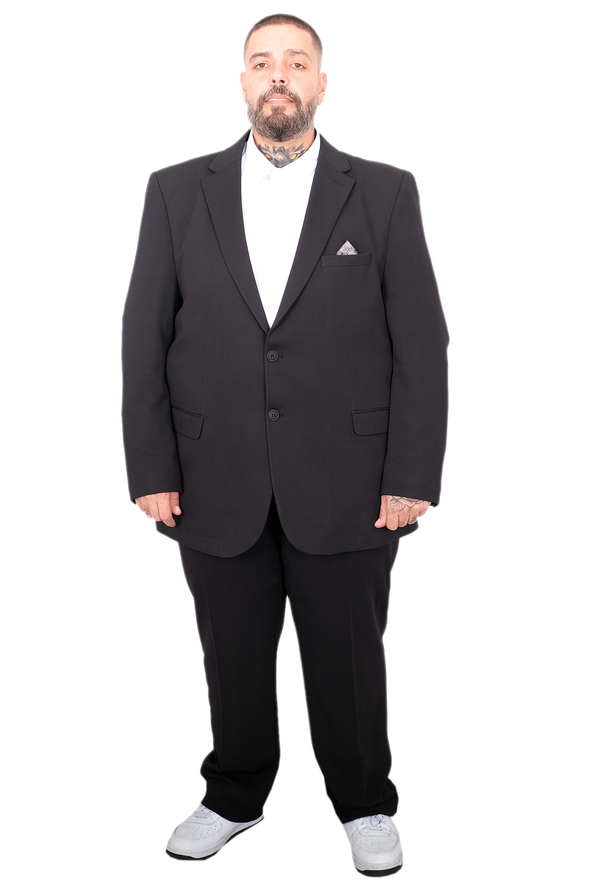 ModeXL Mode XL Büyük Beden Takım Elbise Ascoli 25020 siyah