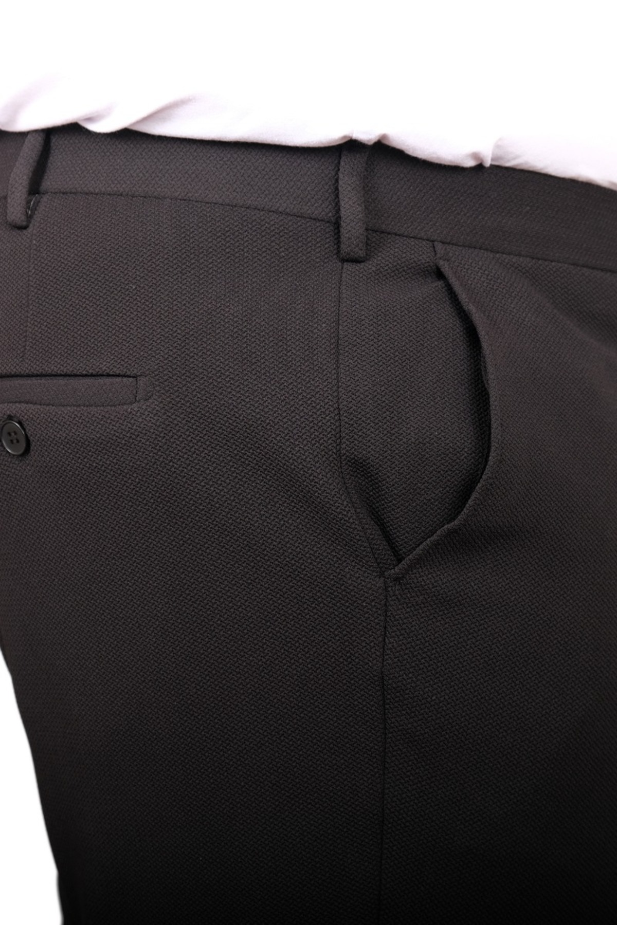 ModeXL Mode XL Büyük Beden Takım Elbise Ascoli 25020 siyah görsel 5