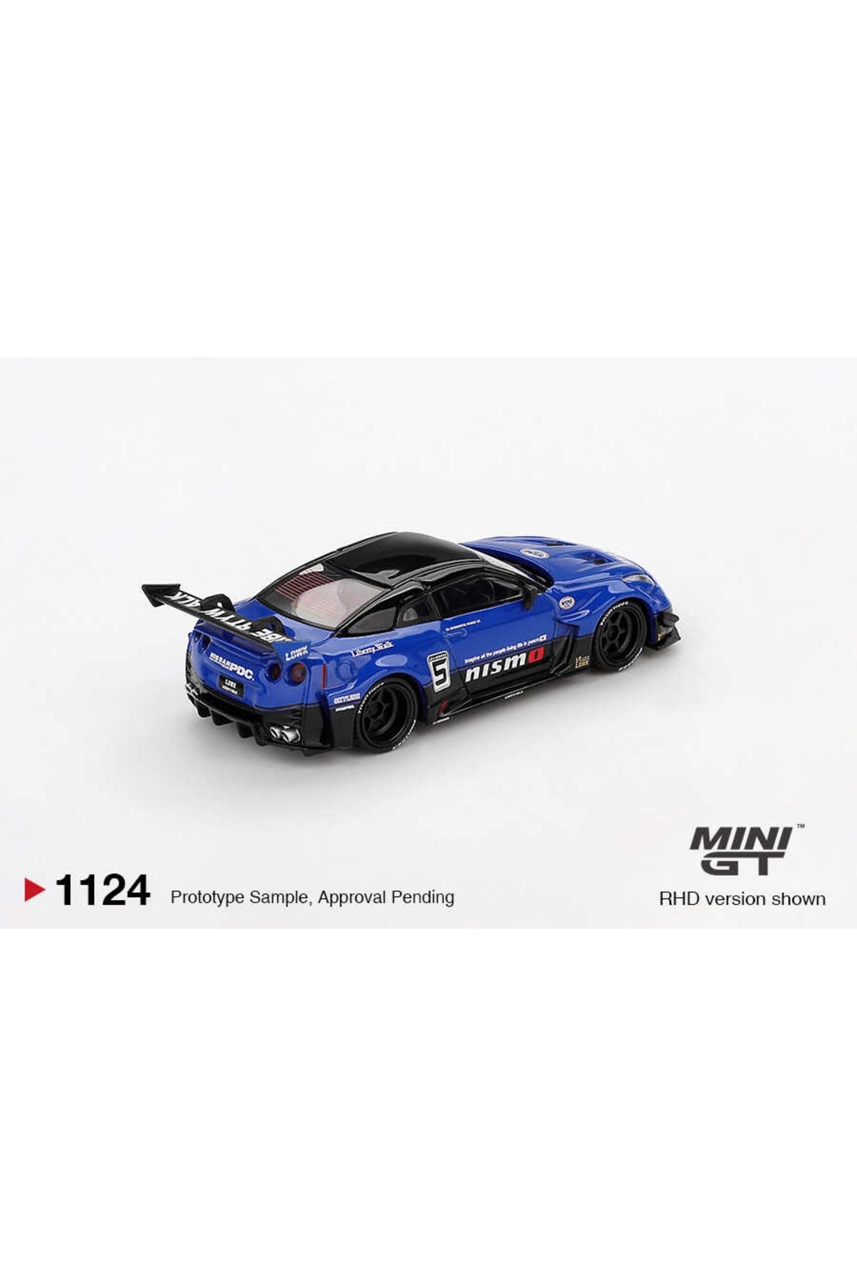 mini gt 1124 1/64 LB-Silhouette WORKS GT NISSAN 35GT-RR Ver.2 Blue