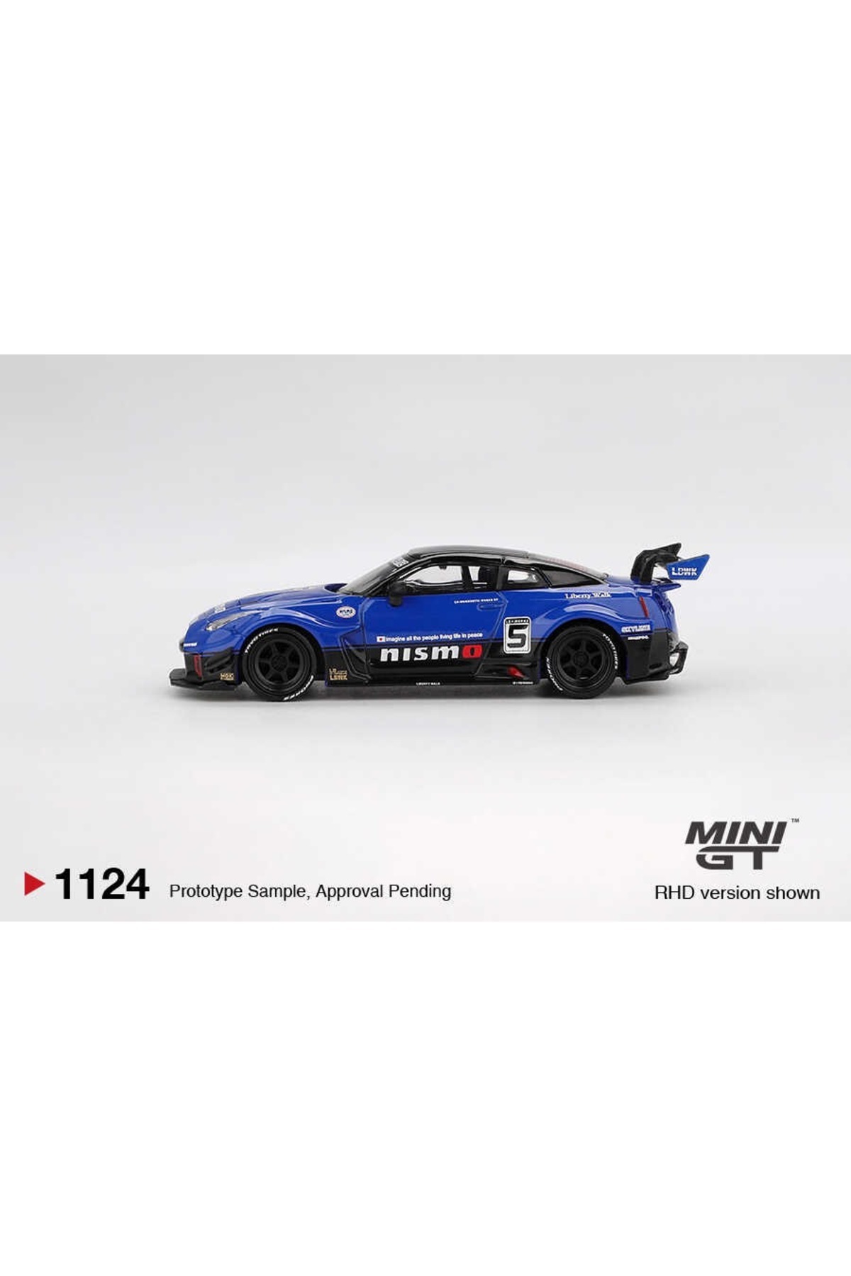mini gt 1124 1/64 LB-Silhouette WORKS GT NISSAN 35GT-RR Ver.2 Blue