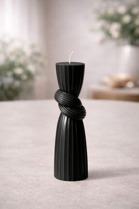 Mumoda Candle House Mum kolon siyah