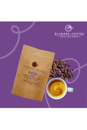 GILMORE COFFEE AWAKE YOUR SENSES BOND BLEND