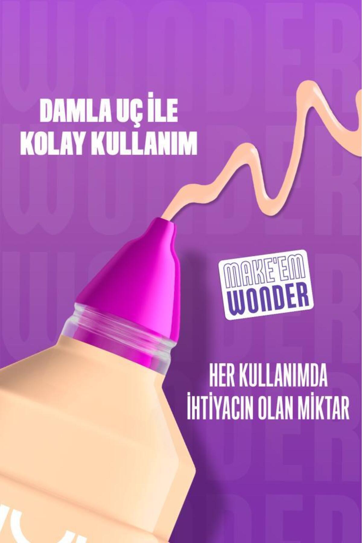 کرم پودر مات نرم Make’ Em Wonder شماره 01 - رنگ پریده — بژ NYXMAKEMWONDERFNDT — تصویر 6 از 9