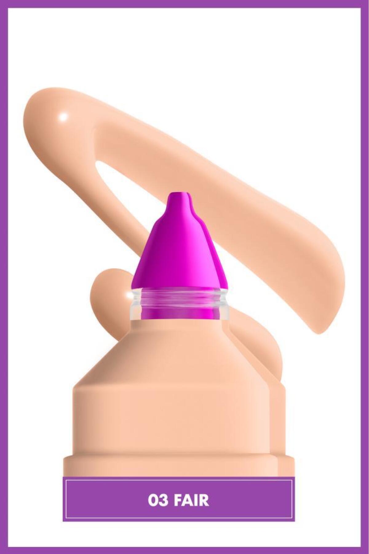 کرم پودر مات نرم Make’ Em Wonder شماره 03 - منصفانه — بژ NYXMAKEMWONDERFNDT — تصویر 3 از 9
