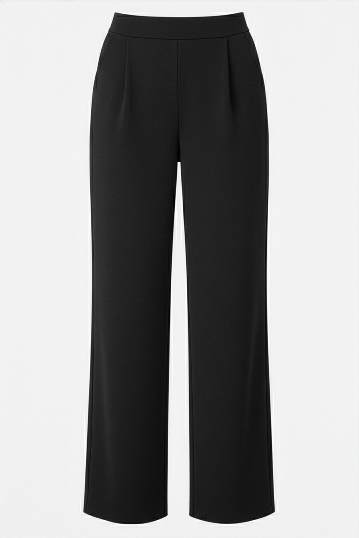 HNX  Kadın Yüksek Bel Toparlayıcı Boru Paça Tayt Pantolon Siyah - Görsel 5