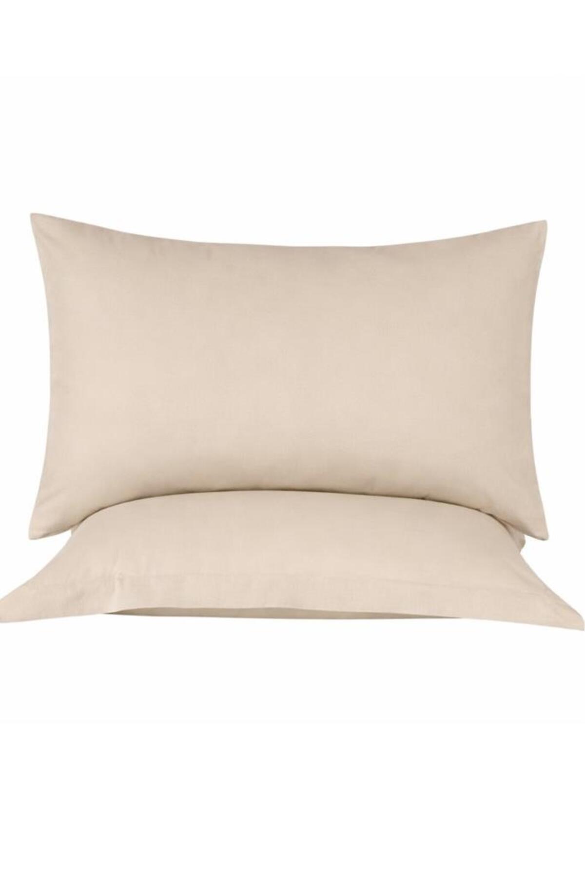 Almond 2-Piece Pillowcase - Beige