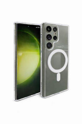 Vissona Samsung Galaxy S22 Ultra Uyumlu Kamera Korumalı Magsafe Wireless Şarj...