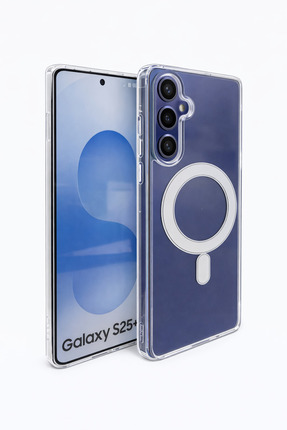 Vissona Samsung Galaxy S25 Plus Uyumlu Kamera Korumalı Magsafe Wireless Şarj ...
