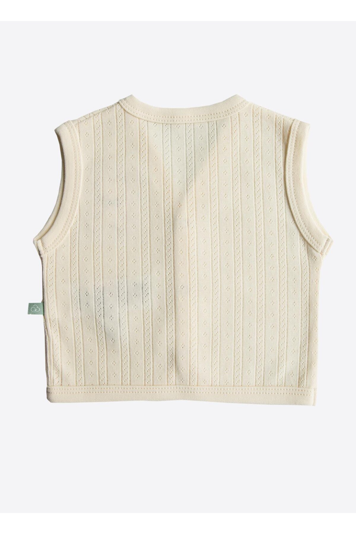 kitikate Organik Jeremy Yelek Natural fotoğrafı 2 (önizleme)