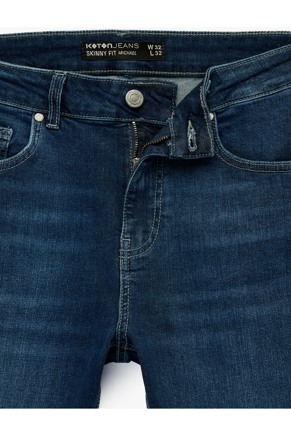 Koton Normal Bel Pamuklu Skinny Fit Jean Pantolon - Michael Jean görsel 7