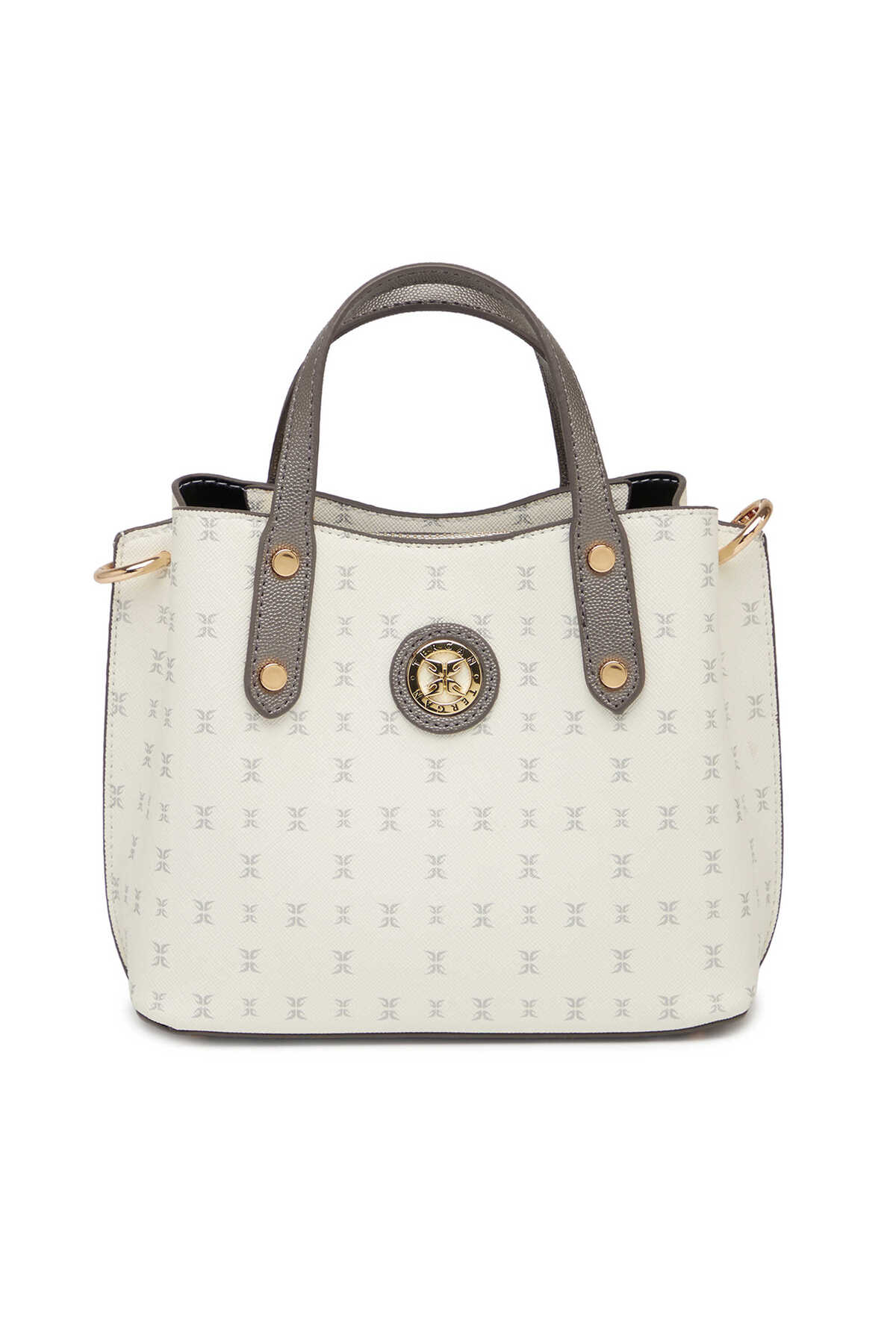 Tergan  Beyaz Print Kadın Çapraz Askılı Çanta - S1WPR0000806-U1A