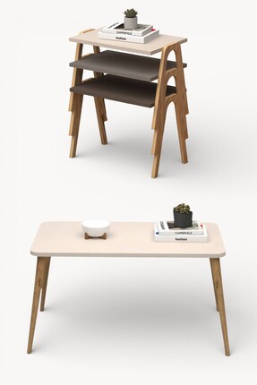 Monte Sehpa Soul orta sehpa Como XL zigon sehpa seti