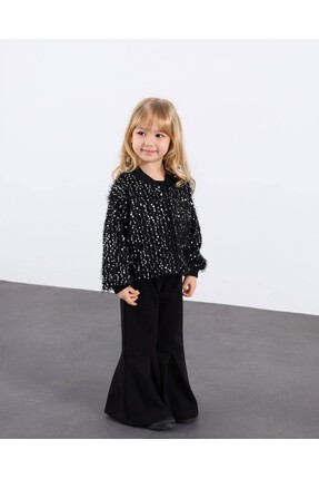 MİNİKO KİDS KIZ ÇOCUK BAYRAMLIK HIRKALI PULLU BADİLİ İSPANYOL TAYTLI TAKIM