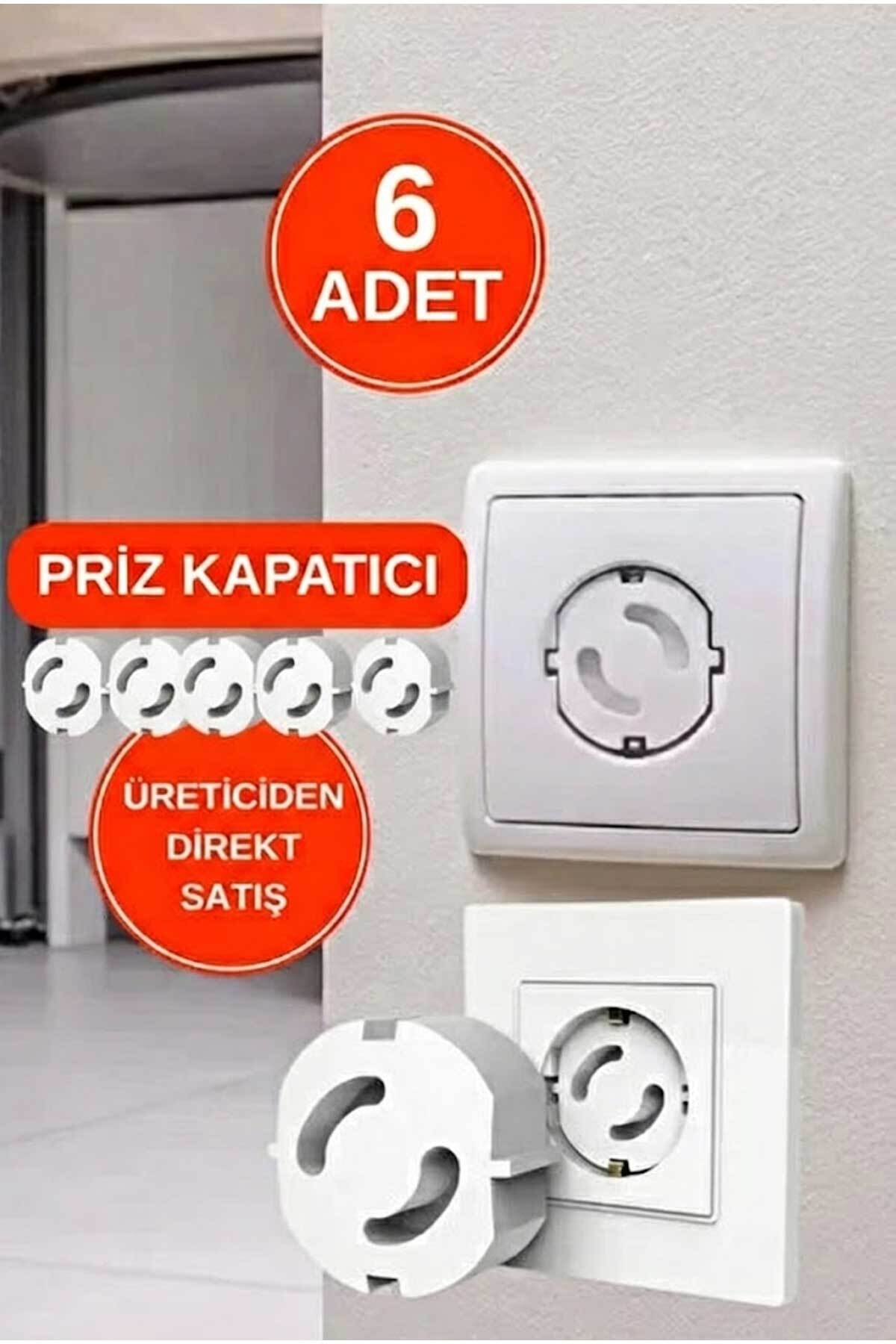 RevuBaby 6 adet Priz Kapağı, Priz Koruyucu, Priz Kapatıcı Priz Kliti fotoğrafı 2 (önizleme)