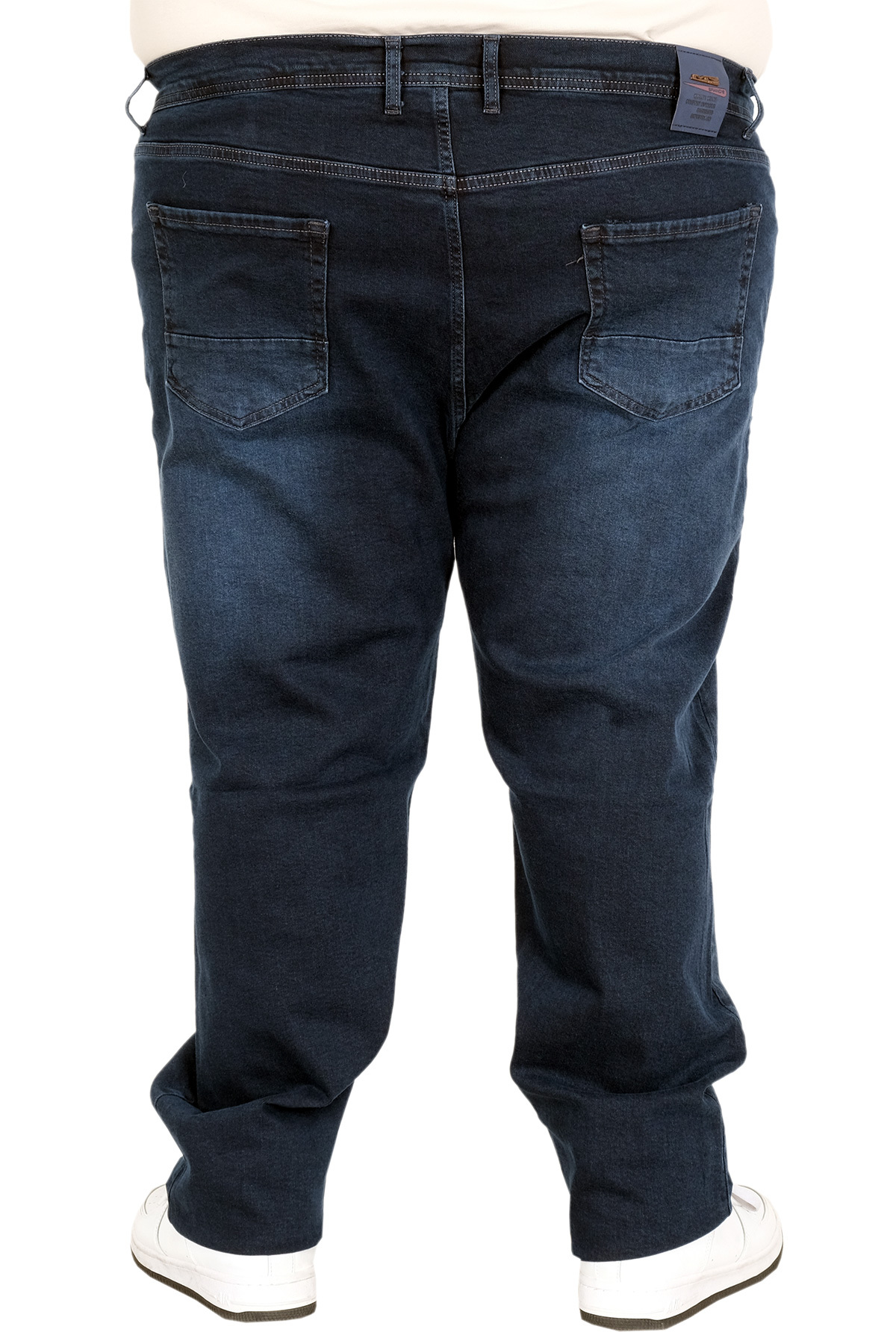 ModeXL Mode XL Erkek Büyük Beden Classic 5 Cep Pantolon 25930 BLUEBLACK görsel 4