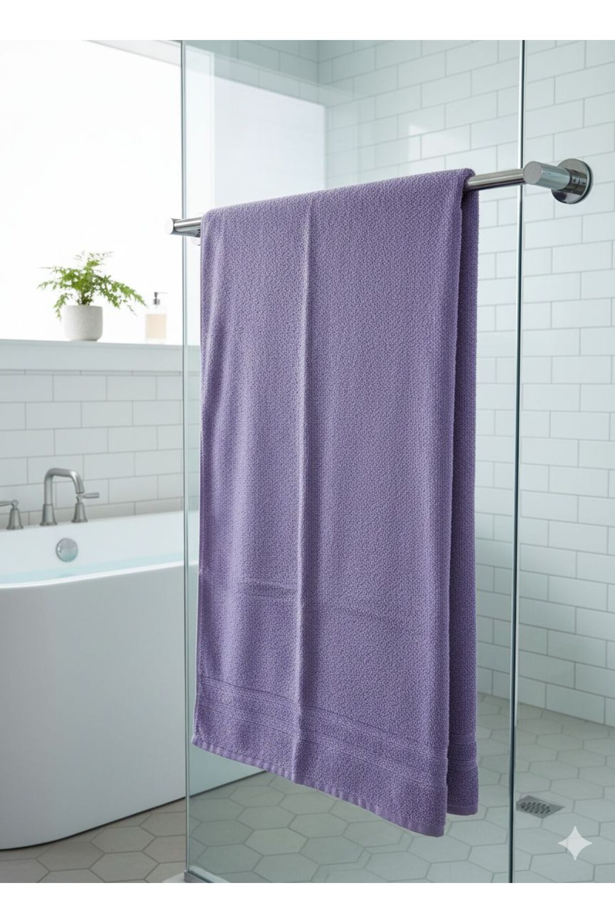 70-140 CM LILAC COLOR BATH TOWEL