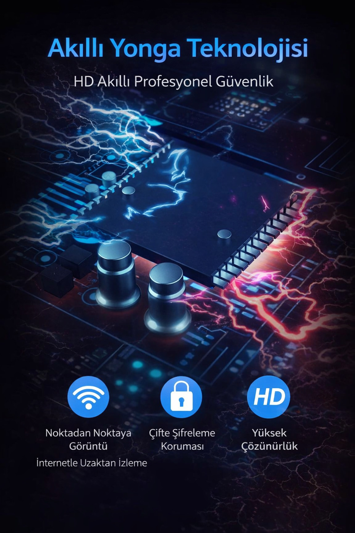MİNGODAN WiFi Mini Güvenlik Kamerası 1080P Full HD | Uzaktan Canlı İzleme | Çoklu Kullanıcı Destekli fotoğrafı 4 (önizleme)