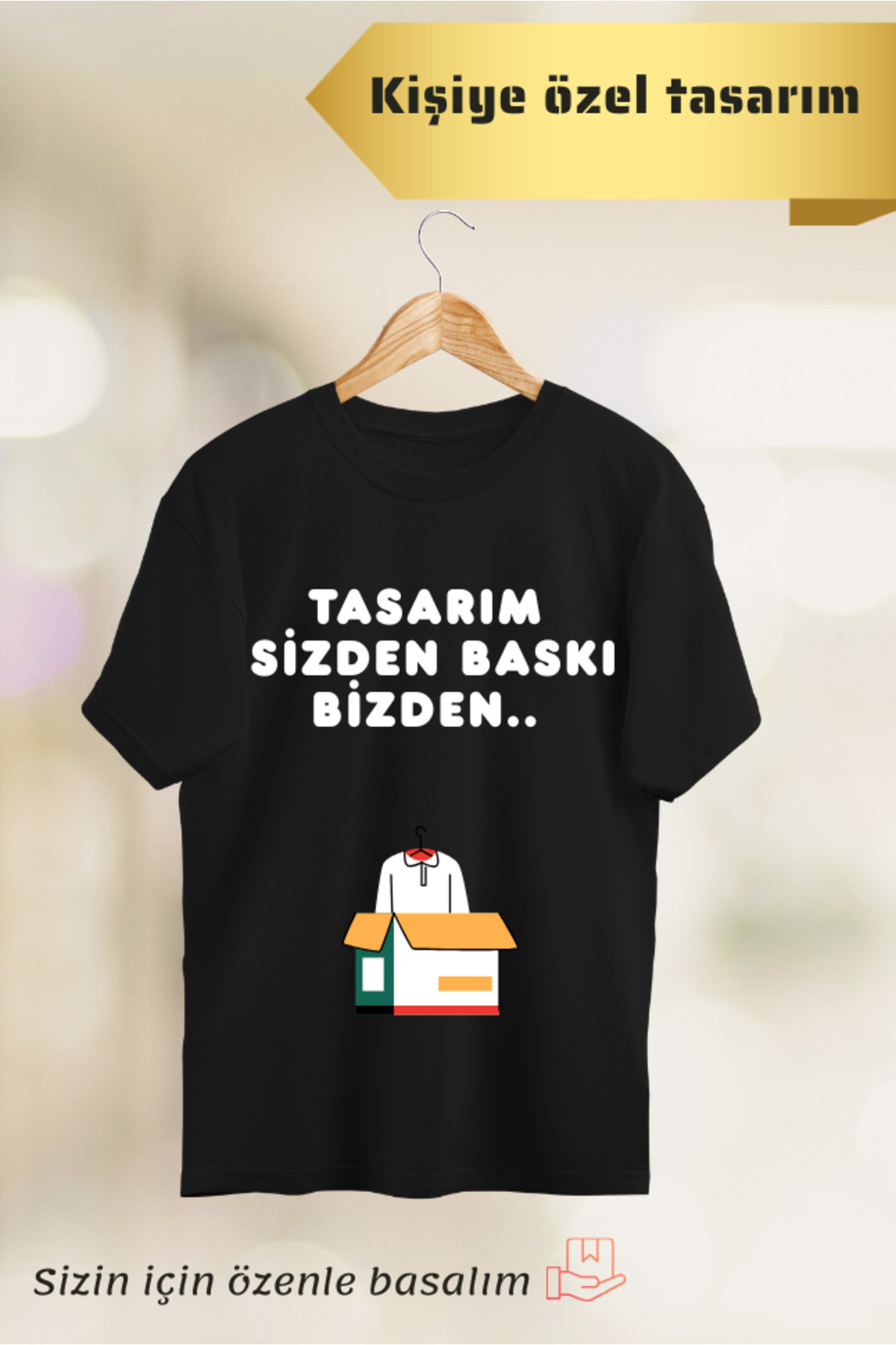 EYMORA KİŞİYE ÖZEL FOTOGRAF,RESİM,YAZI,LOGO vb. KISA KOLLU BASKILI TİŞORT