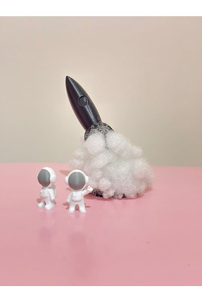 VoxelBytes Mini Astronot Figürü | Astronotlar ve roketleri (2.5 cm)