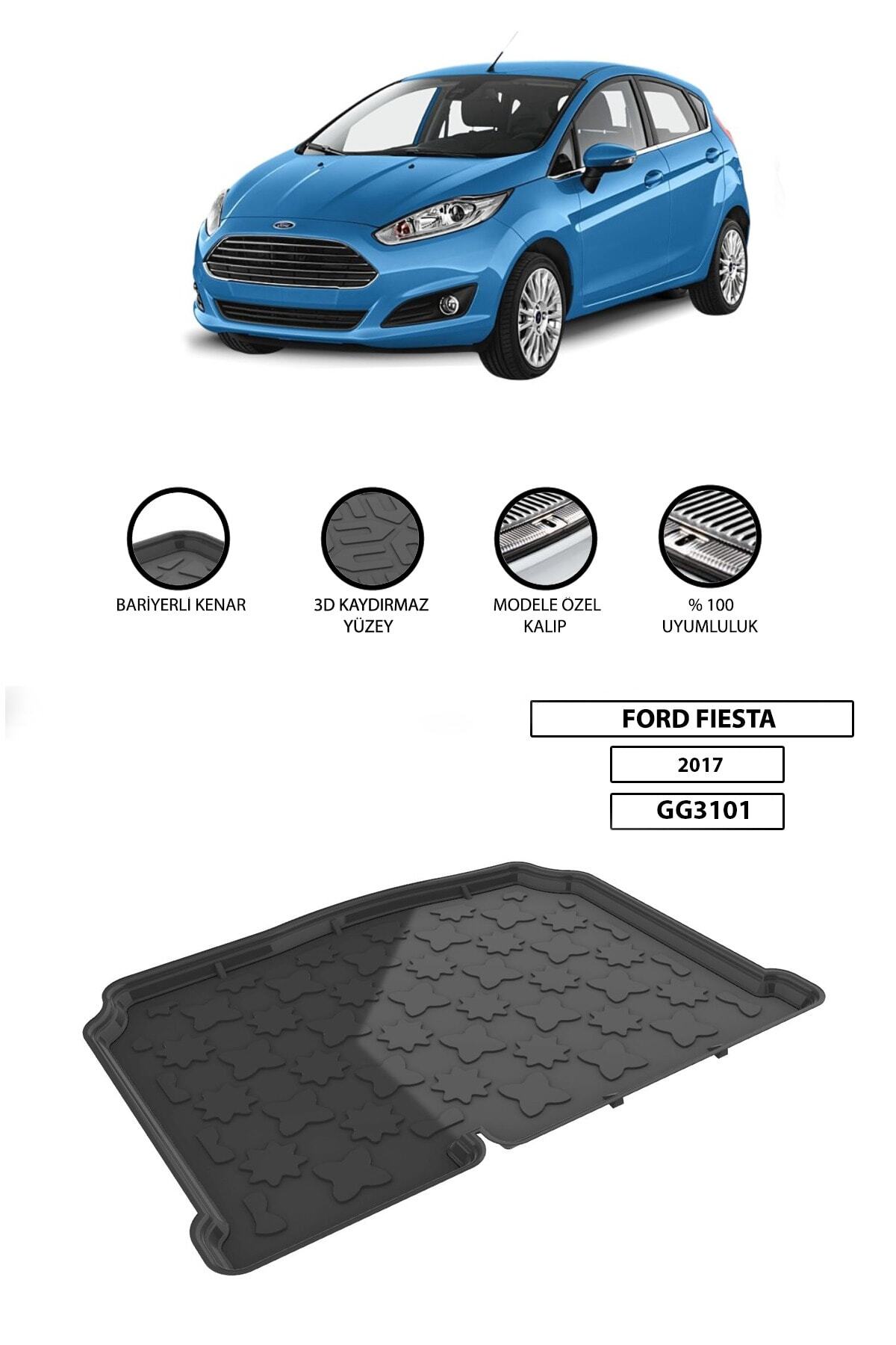 Ford Fiesta 2017 Bagaj Havuzu