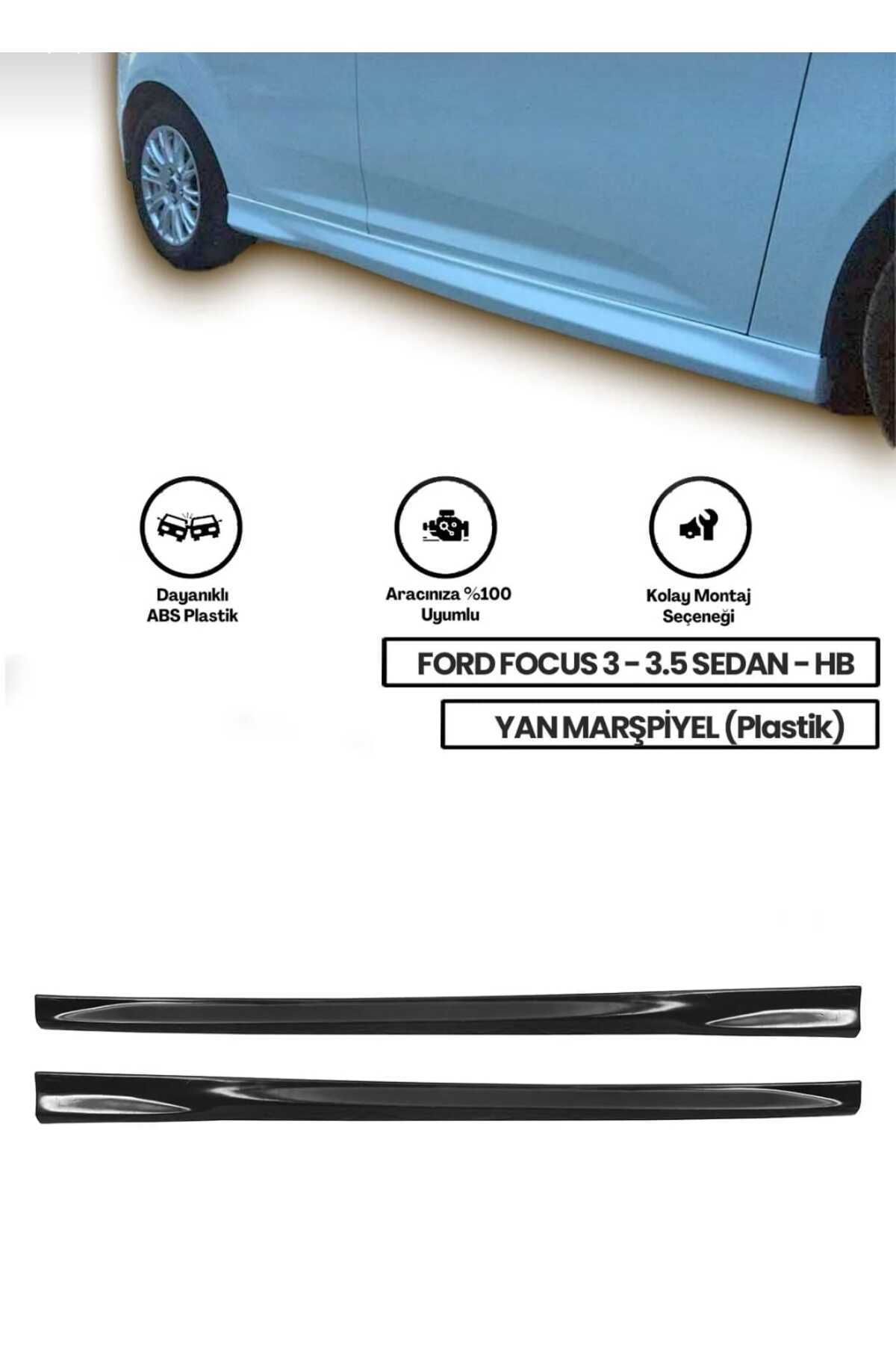 Ford Focus 3 - 3.5 Sedan - Hb Marşpiyel (Çift) (Plastik)